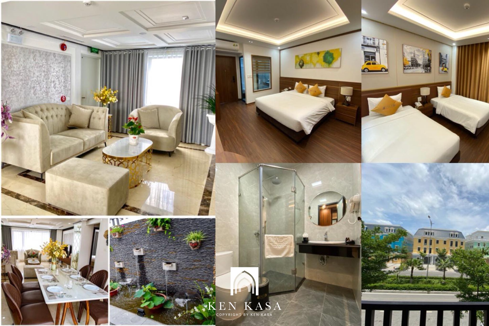 Không gian phòng nghỉ của khách sạn Jade Ha Long